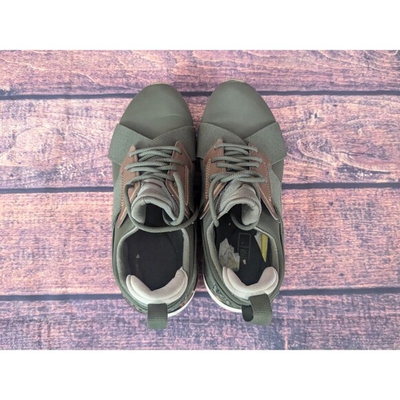 Puma Green Bronze Muse Metal Sz US7 Fashionable Footwear Rose Gold accents - Picture 7 of 9